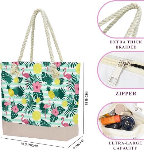 Senjian Pink Bow Beach Taild Sand Free Quick Free Bow Bow Bow Bow Paile و Tote Bag Lites Beachs Essential in Kuwait