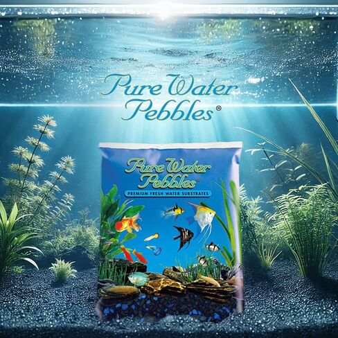 Pure Water Pebbles Aquarium Gravel, 5-Pound, Midnight Glo in Saudi Arabia