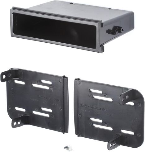Scosche nn1676b din din أو din single مع راديو الجيب تثبيت مجموعة Dash Kit متوافق مع محدد 2012-14 Nissan Versa Sedan - مجموعة التثبيت ستيريو ما بعد البيع - انظر Fit Guide in Images in Kuwait