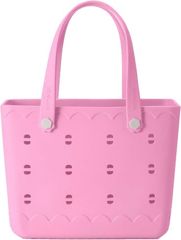 Rubber Beach Bag Waterproof Washable Tip-Proof Durable Tote Bag for Beach Boat Pool and Sports X Large Rubber Tote in Saudi Arabia