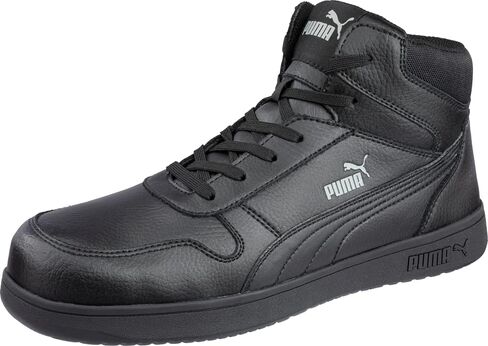 PUMA Women's Frontcourt Black/White/Red Low WNS Eh Industrial Shoe in Saudi Arabia