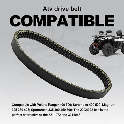 3211077 حزام محرك 20G4022 حزام الكربون الثقيل متوافق مع Polaris Sportsman 400 500 Ranger 500 Scrambler Magnum Xplorer 4x4 ATV UTV بديل لـ 3211072 ، 3211048 in Saudi Arabia