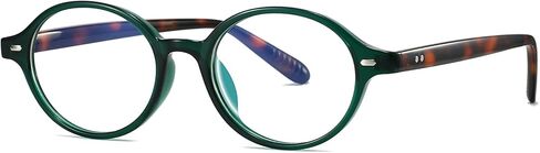 AIEYEZO Retro Round Blue Light Glasses for Men Women Fashion 90s Vintage Trendy Oval Round Frame Nerd Glasses in Saudi Arabia