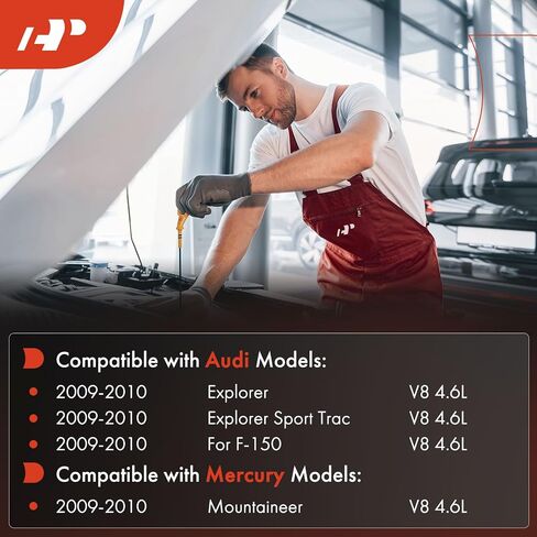 A-Premium Engine Oil Dipstick Dip Stick متوافق مع Ford F-150 F150 ، Explorer ، Explorer Sport Trac & Mercury Mountainder ، 2009 2010 ، 4.6L ، in Kuwait