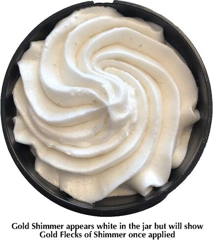 GLIMMER GODDESS Organic Whipped Body Butter - Sexy Level 2 Diamond Shimmer, 4.0 oz in Kuwait