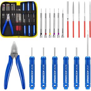 Pin Extractor Terminal Removal Tool Kit for JST/AMP .062" /Molex .062" .093" and Socket Connectors, with Tube Type Screwdriver Set
