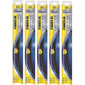 Rain-X 5079278-2-5pk Latitude 2-in-1 نصل طارد المياه ، 21 "(حزمة 5)
