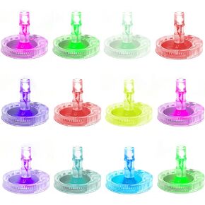 Duck Holder for Dash Rubber Duck Mount Duck Plugs for Fun and Funky Car Dashboard Display Gift for Lover Double-Sided Stickers Included (Colored-Glow, S-6 PCS)