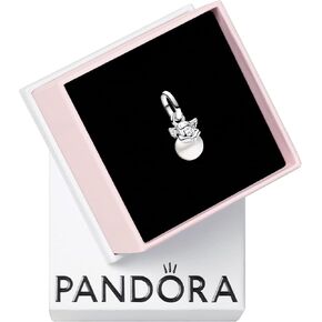 Pandora Me Cupid Mini Dangle Charm - هدية لها - متوافقة مع Me - Sterling Silver & Freshwater Pearl - مع صندوق هدايا