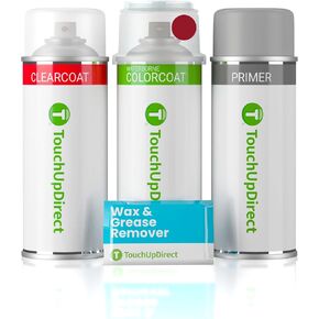 TouchUpDirect NAH Cayenne Red Pearl Compatible With Nissan Exact Match Touch Up Paint Aerosol - Essential Kit