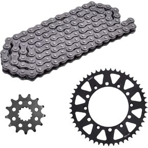 Chain and Sprocket Kit 520 Chain 114Links Front 13T Rear 49T Carburizing Steel Fit for Yamaha YZ450F 33D 2007-2014 YZ450F 2019-2025 for YZ450F Monster 2021-2023 2025