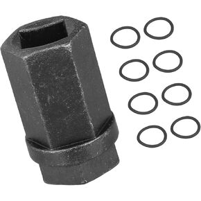 6.0L Diesel Nipple Cup Seals O-Rings Socket Kit for Ford 6.0L Oil Rails 2003-2007 High Pressure Oil Rail Fuel Rail Ball Tube Repair Kit 1/2" Drive Socket Replace Parts