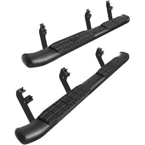 TAC Side Steps Running Boards Fit 2024-2025 Toyota Tacoma Double Cab (Include Hybrid Model) | 4.25" Texture Black Side Bars Nerf Bars | Pickup Truck Off-Road Exterior Accessories