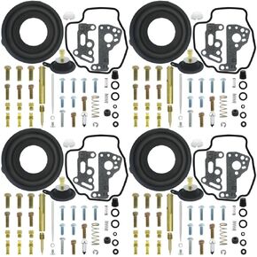 4-Pack Carburetor Repair Kits Carb Rebuild Kit Replacement for Honda CB650 CB750 CM450E Nighthawk 450 CB450SC XL250R