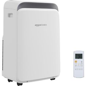 Amazon Basics Portable Air Conditioner With Heat Pump, Cools 550 Square Feet, 13,000 BTU ASHARE / 10,000 BTU SACC, White in Saudi Arabia