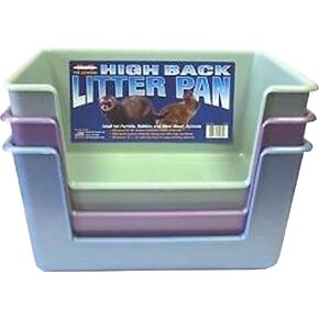 Marshall High Back Ferret Litter Pan (Single Pan. Colors May Vary.) in Kuwait