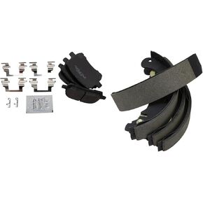 TRQ Brake Pads Ceramic Compatible with 2005-2007 Chevrolet Cobalt 2006-2008 HHR 2007-2008 Pontiac G5 Saturn Ion