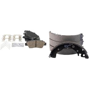 TRQ Brake Pads Ceramic Compatible with 2015-2020 Honda Fit