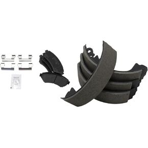 TRQ Brake Pads Semi-Metallic Compatible with 1997-2005 Chevrolet Venture 1997-2004 Oldsmobile Silhouette 1999-2005 Pontiac Montana 1997-1998 Trans Sport