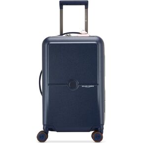 DELSEY Paris Roland-Garros Hardside Luggage with Spinner Wheels, Navy Blue, Checked-Large 29 Inch Trunk