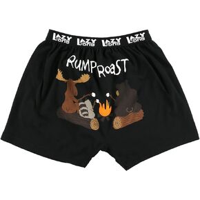 Lazy One Funny Animal Boxers, Novelty Boxer Shorts, Humorous Underwear, Gag Gifts for Men, Funny Bear Boxers