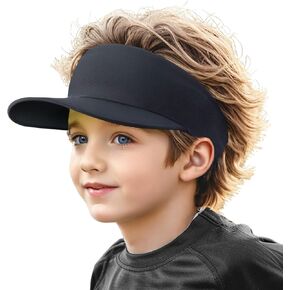 Jastore Kids Quick Drying Visor Hat Hat Hats for Girls Boys Lightweight Run Hat قبعة للنشاط في الهواء الطلق