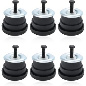 JDMON 6PCS BODY CAB MOUNT KIT TOMPHING TING مع CHEVY CHEVROLET S10 ، GMC Sonoma 1994-2004 ، LOMER و LOWR LOMER BUSHINGS Rubber Strock Exsorber لـ 924-180 924-181