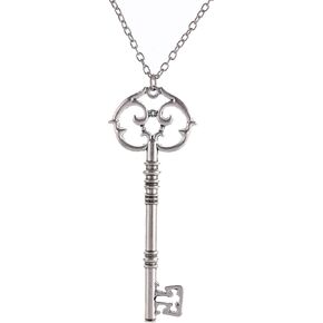 NIGHTCRUZ Witches Key Necklace - Gothic Mystery Key Pendant Choker - Wiccan Pagan Jewelry Gift for Women