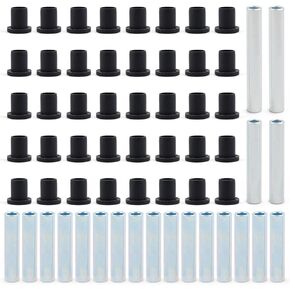 Front/Rear & Upper/Lower OEM A Arm Bushing Kit for 2005-2014 Polaris Ranger 500 700 800 XP 800/XP 800 Crew,Control A-Arm Bushing Kit,Stock Replacement Kit for Enhanced Suspension Performance