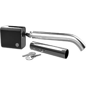 Hitch Lock Pin Trailer Accessories - Best for Receiver Locking RV Truck Tow Locks - Heavy Duty 1/2" & 5/8" Swivel Head w/Class I-V Adapter - Security Lockable Universal Coupler Tongue Ball Devices