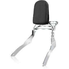 Sissy Bar Luggage Rack for Yamaha,Detachable Rear Passenger Backrest with Remove Holder Shelf Carrier Black Compatible with Vstar 650 400 Dragstar Dragstar 400 650 Classic 1998-2023