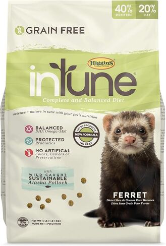 Higgins Pet Food Intune Ferret 4Lb in Kuwait