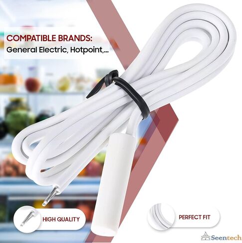 Lifetime WR55X10025 Refrigerator Temperature Sensor by Seentech - Compatible with GE, Hotpoint Refrigerators & Freezers - Replaces AP3185407, 914093, AH304103, EA304103, PS304103 in Saudi Arabia