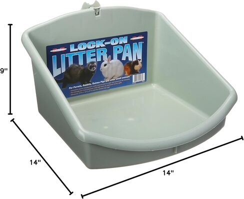 Marshall High Back Ferret Litter Pan (Single Pan. Colors May Vary.) in Kuwait