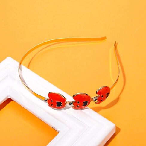 Heart Headbands for Women Enamel Triple Lover Heart Hairband Rainbow Pride Headband Holiday Party Costume Headwear Accessories(Rainbow Heart) in Saudi Arabia