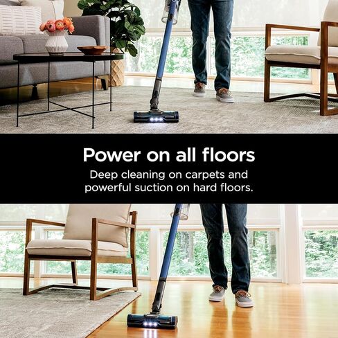 Shark IZ682H Vertex Pro Cordless Stick Vacuum with IQ Display, DuoClean PowerFins & MultiFLEX, Extra Battery, Crevice Tool, Pet Multi-Tool & Anti-Allergen Dusting Brush, 120min Runtime, Black in Saudi Arabia