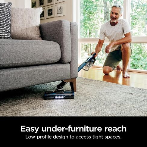 Shark IZ682H Vertex Pro Cordless Stick Vacuum with IQ Display, DuoClean PowerFins & MultiFLEX, Extra Battery, Crevice Tool, Pet Multi-Tool & Anti-Allergen Dusting Brush, 120min Runtime, Black in Saudi Arabia