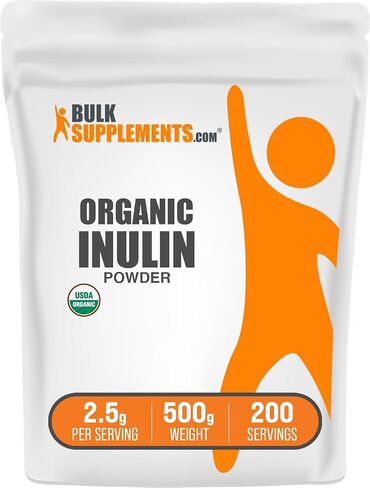 plksupplements.com مسحوق الأنسولين العضوي - مكملات الأنسولين ، مسحوق الألياف القابلة للذوبان - نباتي وخالي من الغلوتين ، الألياف الأنيولين - 2.5 جرام لكل وجبة ، 500 جرام (1.1 رطل) (حزمة 1) in Saudi Arabia