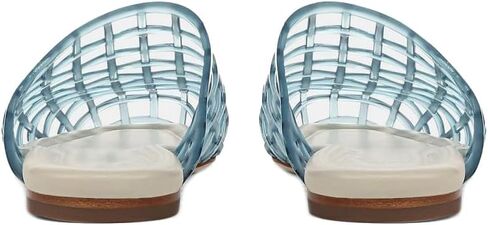 Jelly Flat Sandals for Women Jellies Woven Slide Sandal Summer Beach Cute Slip-on Slippers in Saudi Arabia