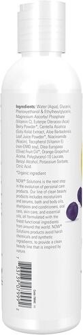 NOW Solutions, Vitamin C and Acai Berry Purifying Toner, Brightening System, Removes Pore-Clogging Residue, 8 Fl Oz (Pack of 1) in Saudi Arabia