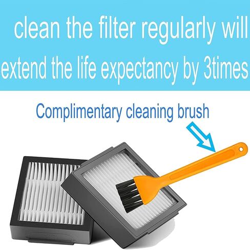 Creatchy Accessory for Irobot Roomba 600 610 620 650 Series Vacuum Cleaner Replacement Part Kit - Includes 3 Pack Filter, Side Brush, and 1 Pack Bristle Brush in Saudi Arabia