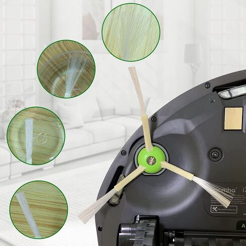 Creatchy Accessory for Irobot Roomba 600 610 620 650 Series Vacuum Cleaner Replacement Part Kit - Includes 3 Pack Filter, Side Brush, and 1 Pack Bristle Brush in Saudi Arabia