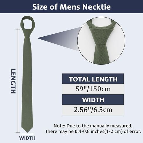 Ties for Men Skinny Mens Tie, Solid Color Cotton Neck Ties Mens for Wedding Business Casual Party in Saudi Arabia