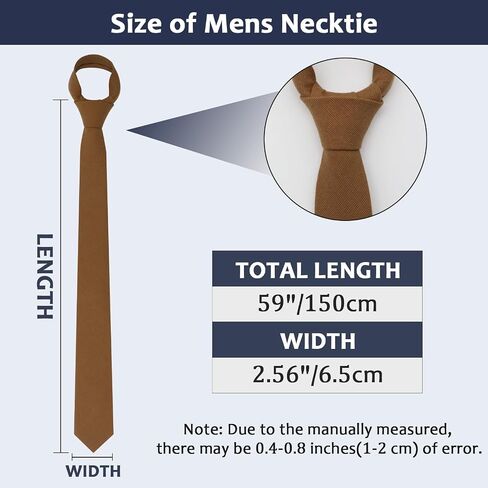 Ties for Men Skinny Mens Tie, Solid Color Cotton Neck Ties Mens for Wedding Business Casual Party in Saudi Arabia