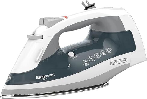 BLACK+DECKER, Red, Variable Control Compact Iron, TrueGlide Premium Nonstick Soleplate, Ergonomic Mist/Steam Burst in Saudi Arabia