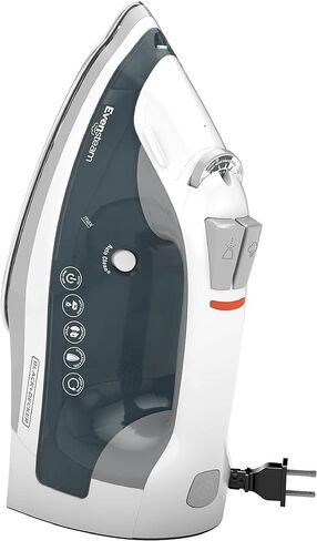 BLACK+DECKER, Red, Variable Control Compact Iron, TrueGlide Premium Nonstick Soleplate, Ergonomic Mist/Steam Burst in Saudi Arabia