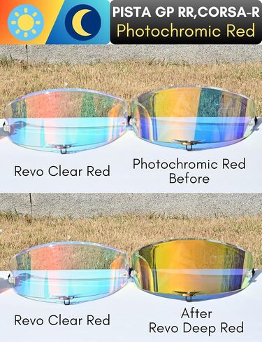 Photochromic Visor Compatible With K1S,K1,K5,K5S,K3SV Helmet Transition Face Shield (K1,K3SV,K5,K5S Clear To Smoke) in Saudi Arabia