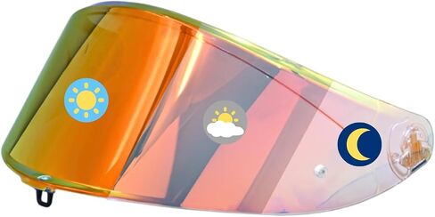 Photochromic Visor Compatible With K1S,K1,K5,K5S,K3SV Helmet Transition Face Shield (K1,K3SV,K5,K5S Clear To Smoke) in Saudi Arabia