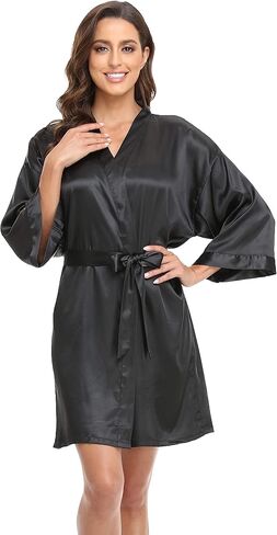 Wedding Robe 2sets Silky Bridesmaid Mother of The Bride Groom Robes Wedding Day Bathrobe Getting Ready in Saudi Arabia