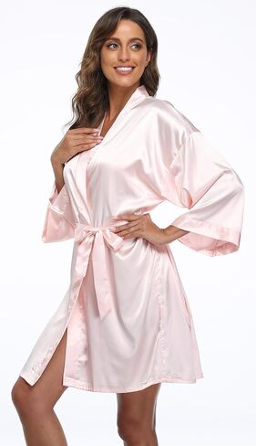 Wedding Robe 2sets Silky Bridesmaid Mother of The Bride Groom Robes Wedding Day Bathrobe Getting Ready in Saudi Arabia